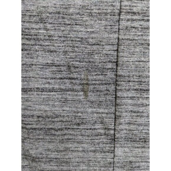 Reitmans Maxi Skirt Womens Large Heather Gray Elastic Waist Rayon Stretch Split - Picture 3 of 5